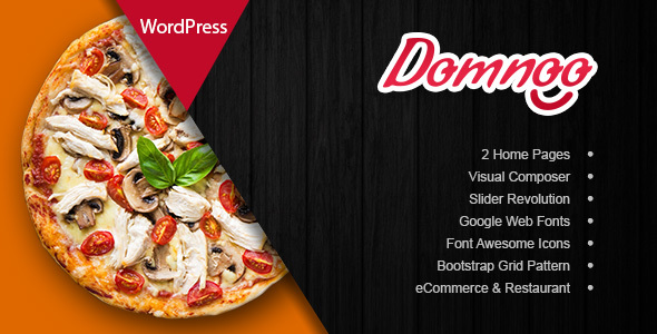 Download free Domnoo v1.22 – Pizza & Restaurant WordPress Theme