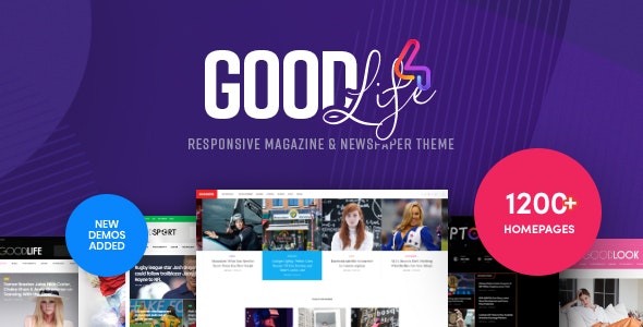 Download free GoodLife v4.2.0 – Responsive Magazine Theme