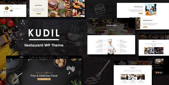 Download free Kudil v1.7 – Cafe, Restaurant WordPress Theme