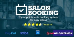 Download free Salon Booking v3.3.8 – WordPress Plugin