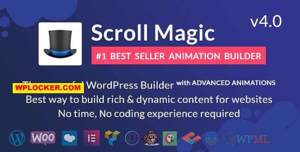 Download free Scroll Magic v4.0.2 – Scrolling Animation Builder Plugin