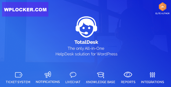 Download free TotalDesk v1.7.1 – Helpdesk, Knowledge Base & Ticket System