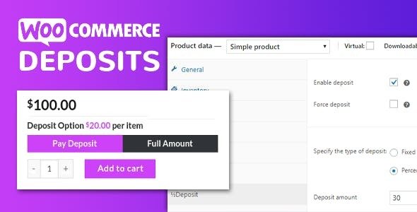 Download free WooCommerce Deposits v2.5.36 – Partial Payments Plugin