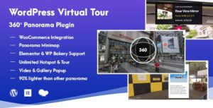 Download free WordPress Virtual Tour 360 Panorama Plugin v1.0.2