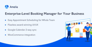Download free Amelia v2.7 – Enterprise-Level Appointment Booking
