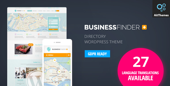 Download free Business Finder v3.1.1 – Directory Listing WordPress Theme