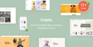 Download free Capie v1.0.13 – Minimal Creative WooCommerce WordPress Theme