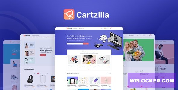 Download free Cartzilla v1.0.2 – Digital Marketplace & Grocery Store WordPress Theme
