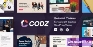 Download free Codz v1.0.3 – Software & IT Services Theme
