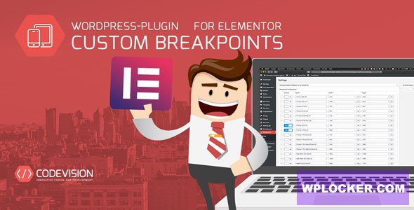 Download free Custom Mobile Breakpoints for Elementor v1.0.1