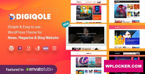 Download free Digiqole v1.2.6 – News Magazine WordPress Theme