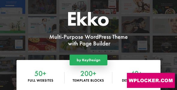 Download free Ekko v1.7 – Multi-Purpose WordPress Theme with Page Builder