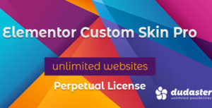 Download free Elementor Custom Skin Pro v2.1.0