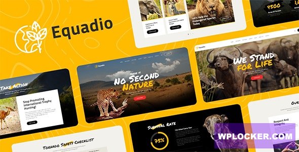 Download free Equadio v1.0.0 – Non-Profit and Environmental WordPress Theme