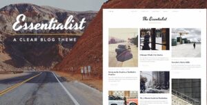 Download free Essentialist v1.3 – A Narrative WordPress Blog Theme