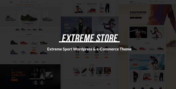 Download free Extreme v1.5 – Sports Clothing & Equipment Store Theme