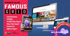Download free Famous v1.0.2.3 – Responsive Image & Video Grid Gallery for WPBakery Page Builder