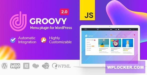 Download free Groovy Menu v2.1.0 – WordPress Mega Menu Plugin