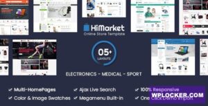 Download free HiMarket v1.3.7 – Electronics Store/Medical/Sport Shop WooCommerce WordPress Theme