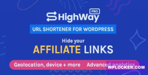 Download free HighWayPro v1.4.0 – Ultimate URL Shortener & Link Cloaker for WordPress