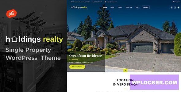 Download free Holdings Realty v1.5 – Sinle Property Theme
