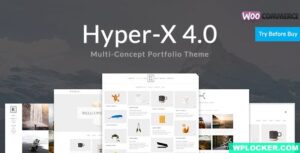 Download free HyperX v4.9.4 – Portfolio for Freelancers & Agencies