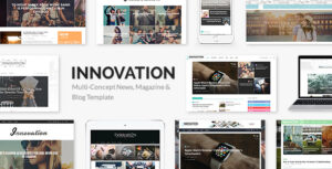 Download free INNOVATION v5.6 – Multi-Concept News, Magazine & Blog Template