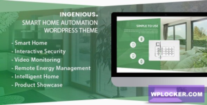 Download free Ingenious v1.1.7 – Smart Home Automation WordPress Theme