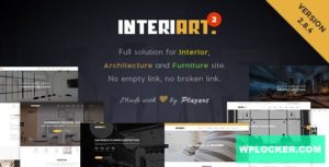 Download free InteriArt v2.9.0 – Furniture & Interior WordPress Theme