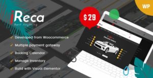 Download free Ireca v1.2.4 – Car Rental Boat, Bike, Vehicle, Calendar WordPress Theme