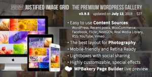 Download free Justified Image Grid v3.9.7 – Premium WordPress Gallery