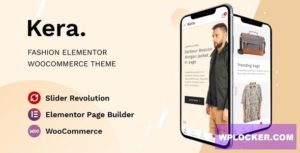 Download free Kera v1.0 – Fashion Elementor WooCommerce Theme