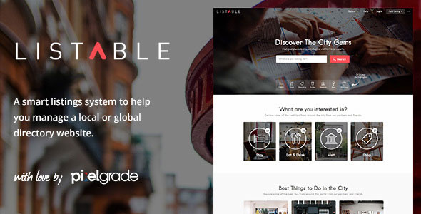 Download free LISTABLE v1.13.0 – A Friendly Directory WordPress Theme