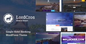 Download free LordCros v1.2.0 – Hotel Booking WordPress Theme