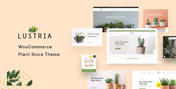 Download free Lustria v1.7 – MultiPurpose Plant Store WordPress Theme