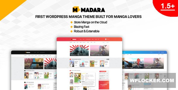 Download free Madara v1.6.4 – WordPress Theme for Manga