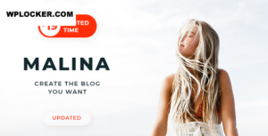 Download free Malina v2.0.1 – Personal WordPress Blog Theme
