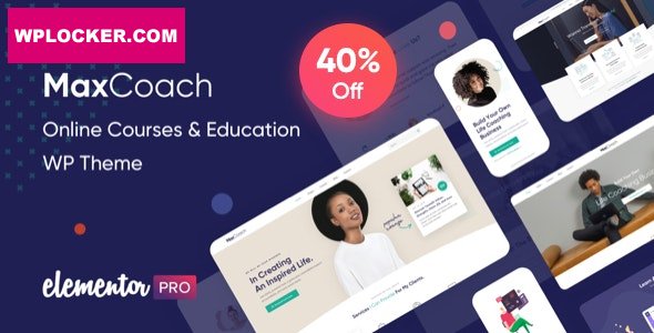 Download free MaxCoach v1.4.0 – Online Courses & Education WP Theme