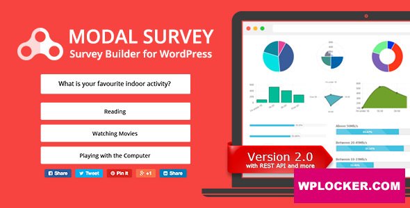 Download free Modal Survey v2.0.1.3 – Poll, Survey & Quiz Plugin