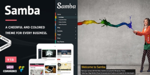 Download free Samba v7.5 – Colored WordPress Theme
