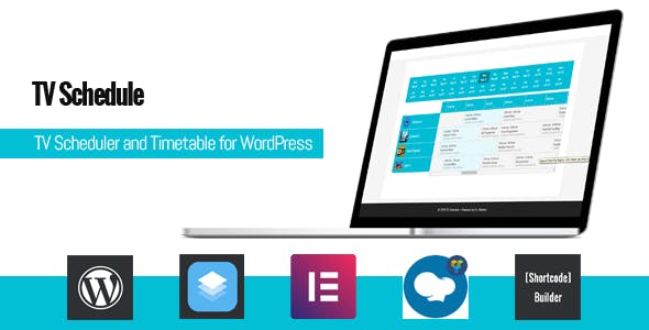 Download free TV Schedule and Timetable for WordPress v1.1