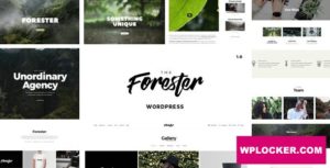 Download free The Forester v1.3.9 – WordPress Minimalist Portfolio Theme