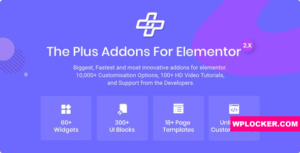 Download free The Plus v3.4.0 – Addon for Elementor Page Builder WordPress Plugin