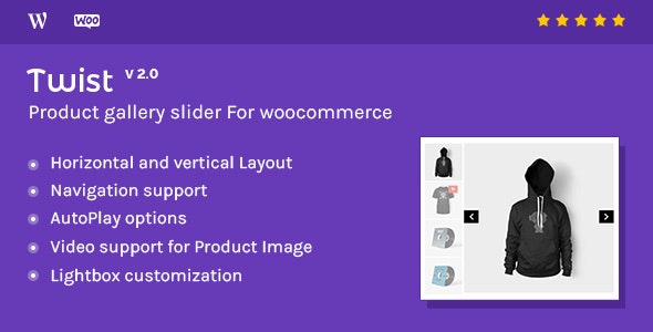 Download free Twist v2.1.0.1 – Product Gallery Slider for Woocommerce