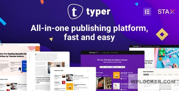 Download free Typer v1.9.0 – Amazing Blog and Multi Author Publishing Theme