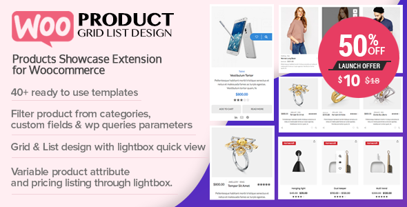 Download free WOO Product Grid/List Design v1.0.5