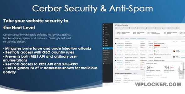 Download free WP Cerber Security PRO v8.6.5