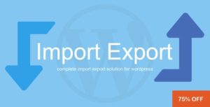 Download free WP Import Export v1.7.0