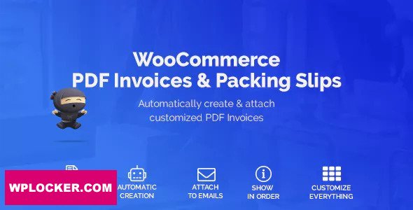 Download free WooCommerce PDF Invoices & Packing Slips v1.3.12