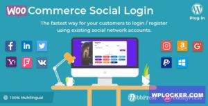 Download free WooCommerce Social Login v2.2.4 – WordPress plugin